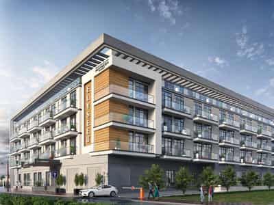 New residence Elysee with a swimming pool and a spa, JVC, Dubai, UAE