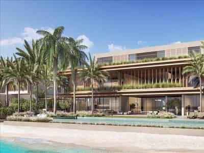 New complex of beachfront villas Coral villas with swimming pools and sea views, Palm Jebel Ali, Dubai, UAE