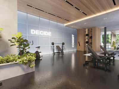 New residence Barari Views with a swimming pool and a gym, Majan, Dubai, UAE