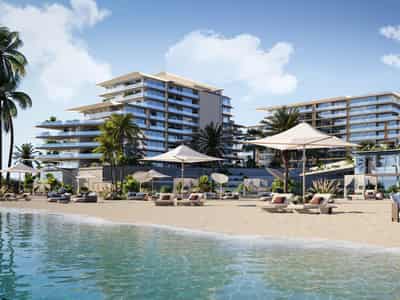 New residence Rixos Beach Residence with swimming pools and gardens at 50 meters from the beach, Dubai Islands, Dubai, UAE
