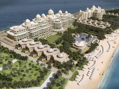 Новая элитная резиденция Raffles penthouses с полем для мини-гольфа и пляжным клубом, Palm Jumeirah, Дубай, ОАЭ
