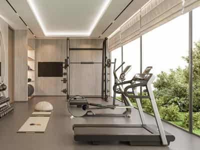 Новый комплекс вилл с бассейном и спа-зоной Utopia, Damac Hills, Дубай, ОАЭ