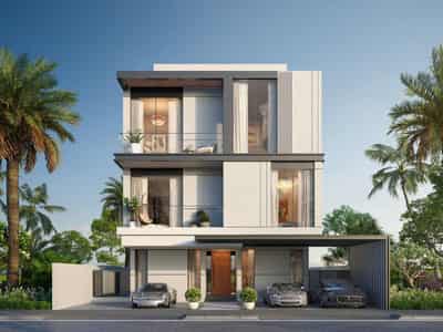 Новый комплекс вилл и таунхаусов с полем для гольфа Terra Golf Collection, Jumeirah Golf Estates, Дубай, ОАЭ