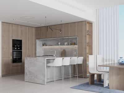 New Art Bay Residence with swimming pools and picturesque views, Al Jaddaf, Dubai, UAE