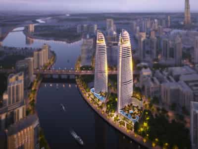 800 new flats in residential complex Canal Heights 2 in Business Bay