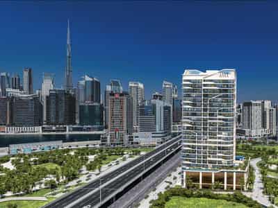 Высотная резиденция Vento Tower с бассейном и коворкингом в центре Дубая, Business Bay, ОАЭ
