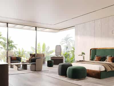 New complex of furnished villas Mira Villas by Bentley Home with a lagoon, Meydan, Dubai, UAE