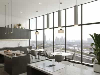 New Electra Residence with swimming pools, an aquapark and a mini golf course, JVC, Dubai, UAE