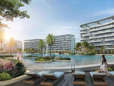 New residence LAGOON views (Phase 2) with swimming pools, gardens and entertainment areas, Golf city (Damac Hills), Dubai, UAE