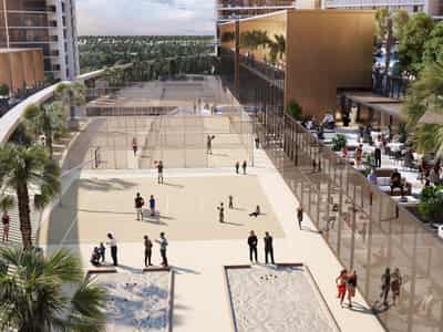 New Orbis Residence with a swimming pool and gardens close to highways, Motor City, Dubai, UAE