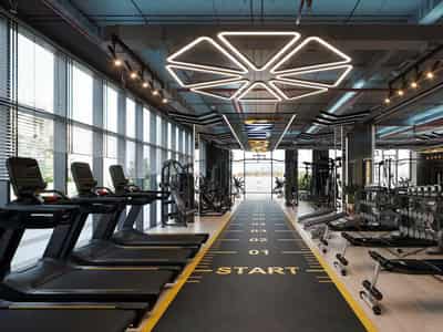 New Violet Tower Residence with a swimming pool and a lounge area close to Dubai Marina and Downtown Dubai, JVC, Dubai, UAE