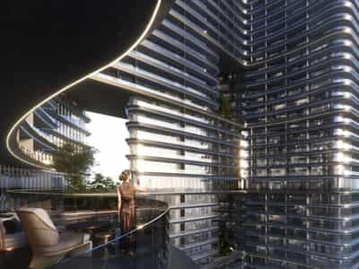 1666 new flats in residential complex Binghatti Hills in Al Barsha South