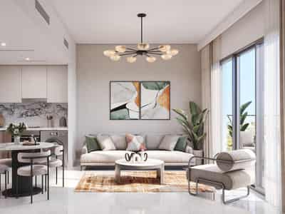 Новая резиденция Beach Oasis 2 с бассейном и искусственным пляжем, Dubai Studio City, Дубай, ОАЭ