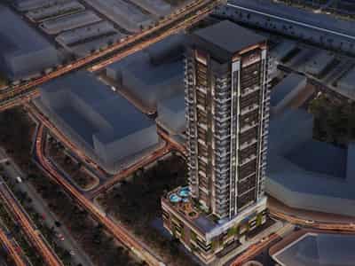 New high-rise residence Q Gardens Aliya with swimming pools and a business lounge, JVC, Dubai, UAE