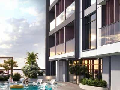 Новая высотная резиденция Q Gardens Aliya с бассейнами и бизнес-залом, JVC, Дубай, ОАЭ