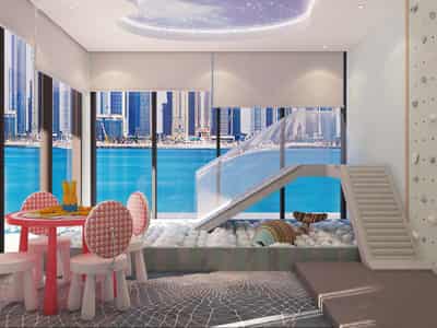 Новая резиденция Iraz Creek View на берегу Дубай-Крик с бассейном и садами, Al Jaddaf Waterfront, Дубай, ОАЭ