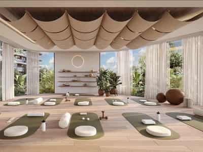 New premium residence Verdes by Haven with swimming pools, co-working areas and services, Dubailand, Dubai, UAE