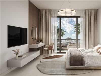 New premium residence Verdes by Haven with swimming pools, co-working areas and services, Dubailand, Dubai, UAE