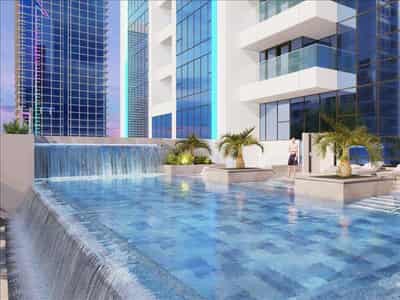 New high-rise residence Me Do Re 2 with swimming pools close to a golf club and a British school, in JLT, Dubai, UAE