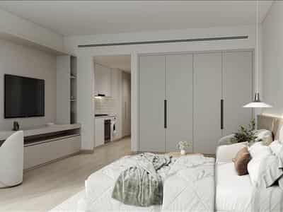 New Ghaff Land Residence with a swimming pool close to the airport, Dubai Studio City, Dubai, UAE