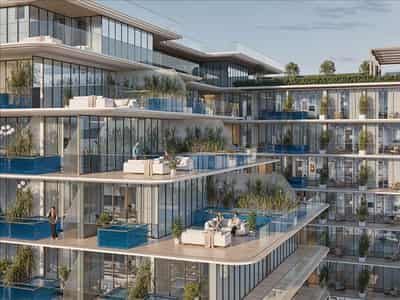 New complex of apartments with private swimming pools Lazord, Majan, Dubai, UAE
