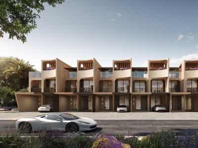 Новый комплекс таунхаусов Kensington Gardens с частной школой и лагунами, International City Phase 2, Дубай, ОАЭ