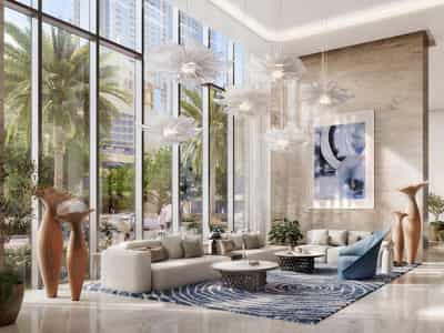 Апартаменты в новой резиденции Marina Cove с бассейном в 2 минутах от набережной в районе Dubai Marina, Дубай