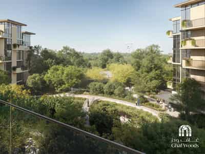 Prestigious apartments in the new green complex Ghaf Woods, Dubai, UAE