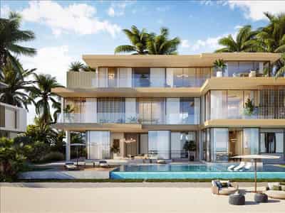 Новый комплекс Beach Villas с прямым выходом на пляж и водными спортивными объектами, Palm Jebel Ali, Дубай, ОАЭ