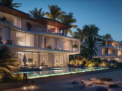 New complex Beach Villas with a direct access to the beach and water sports facilities, Palm Jebel Ali, Dubai, UAE