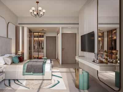 Новый комплекс меблированных апартаментов Vega с бассейнами и террасами, Dubai Sports City, Дубай, ОАЭ