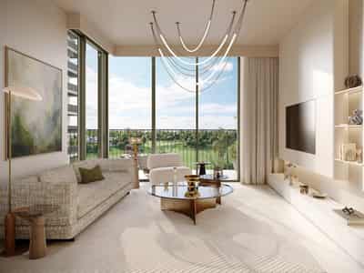 New Golf Dale Residence with a golf course, swimming pools, and a clubhouse, Emaar South, Dubai, UAE
