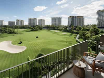 New Golf Dale Residence with a golf course, swimming pools, and a clubhouse, Emaar South, Dubai, UAE