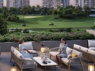 Новая резиденция Golf Dale с полем для гольфа, бассейнами и клубом, Emaar South, Дубай, ОАЭ