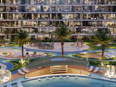 Новая резиденция Verano с бассейнами рядом с Автодромом, Dubai Studio City, Дубай, ОАЭ