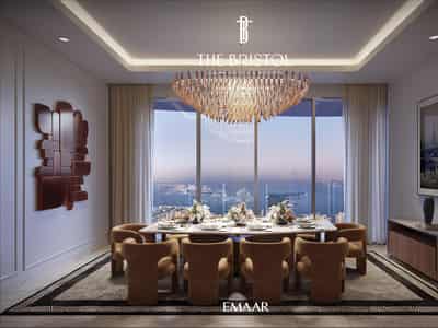 Меблированные пентхаусы в жилом комплексе Bristol на берегу моря, район Emaar Beachfront, Дубай, ОАЭ