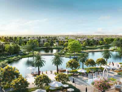 Новый комплекс Acres Estates Villas с лагунами, зонами отдыха и клубными домами, Dubailand, Дубай, ОАЭ