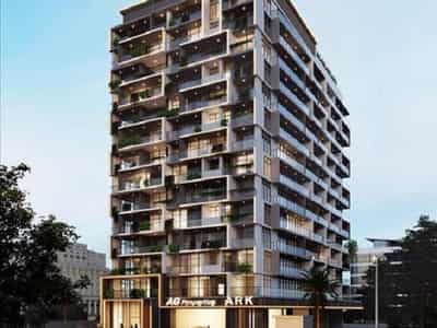 New AG Ark Residence with a swimming pool, a cinema and a lounge area, Dubailand Residence Complex, Dubai, UAE
