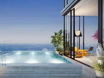 New residence Villa del Divos with infinity pools, panoramic views and a beach club, Dubai Islands, Dubai, UAE