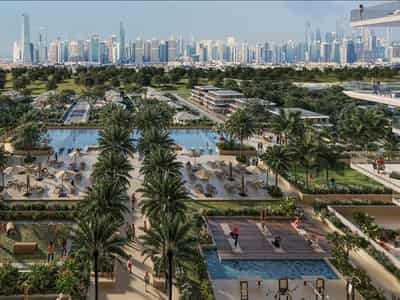 New SOL Levante Residence with a swimming pool, a co-working area and a mini golf, JVT, Dubai, UAE