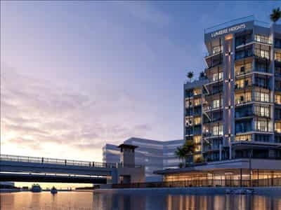 Новая резиденция Jaddaf Waterfront Lumiere Heights с бассейном, садами и панорамным видом рядом со станцией метро, Al Jadaf Waterfront, Дубай
