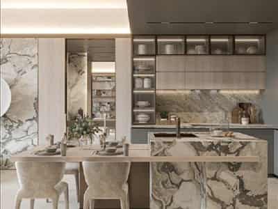 Новая резиденция Mayfair Gardens с бассейном, садом и панорамными видами рядом с Бурдж Халифа и Дубайским каналом, Al Satwa, Дубай, ОАЭ