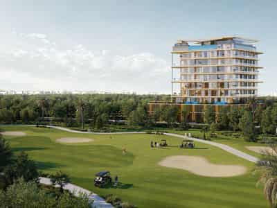 Новый комплекс Golf Grove с бассейном, панорамными видами и клубом, Dubai Production city, Дубай, ОАЭ