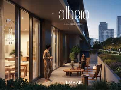 High-rise residential complex Albero with first-class infrastructure in the Dubai Creek Harbor area, UAE