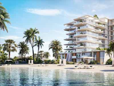 New residential complex Rena Townhouse with a roof-top swimming pool and a direct access to the beach, Dubai Islands, Dubai, UAE