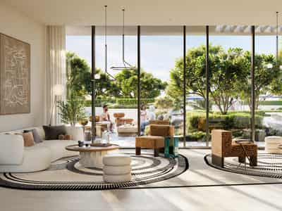 New Altan Residence with an infinity pool and a multifunctional room, Green Gate District, Dubai, UAE