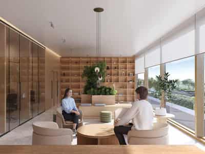 New South Square Residence with swimming pools, a wellness center and a co-working space, Dubai South, Dubai, UAE