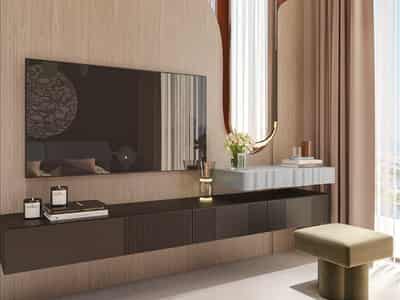 New project Parkside Boulevard with swimming pools, a garden and a wellness club, Arjan — Dubailand, Dubai, UAE