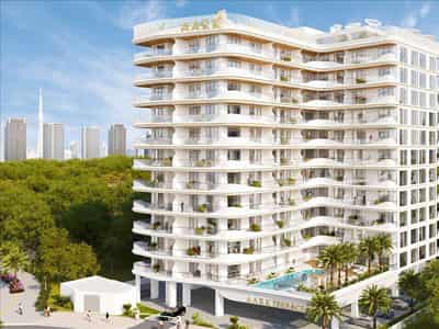 Новый проект Aark Terraces с бассейном и подземной парковкой, Dubai Land Residential Complex, Дубай, ОАЭ