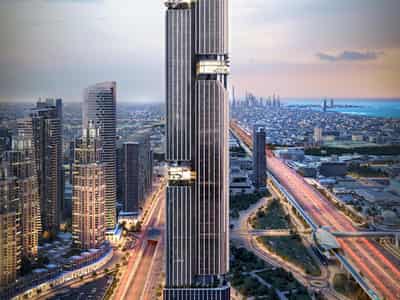 Новые квартиры в элитном небоскрёбе DNWT Residences, район Бизнес Бэй, Дубай, ОАЭ
